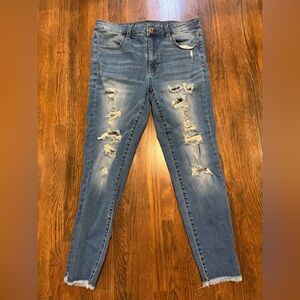 American Eagle Super Stretch High Rise Jegging 12 Short